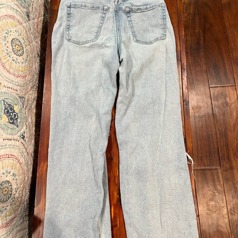 Straight-Leg Ripped Jeans - Picture 2 of 4